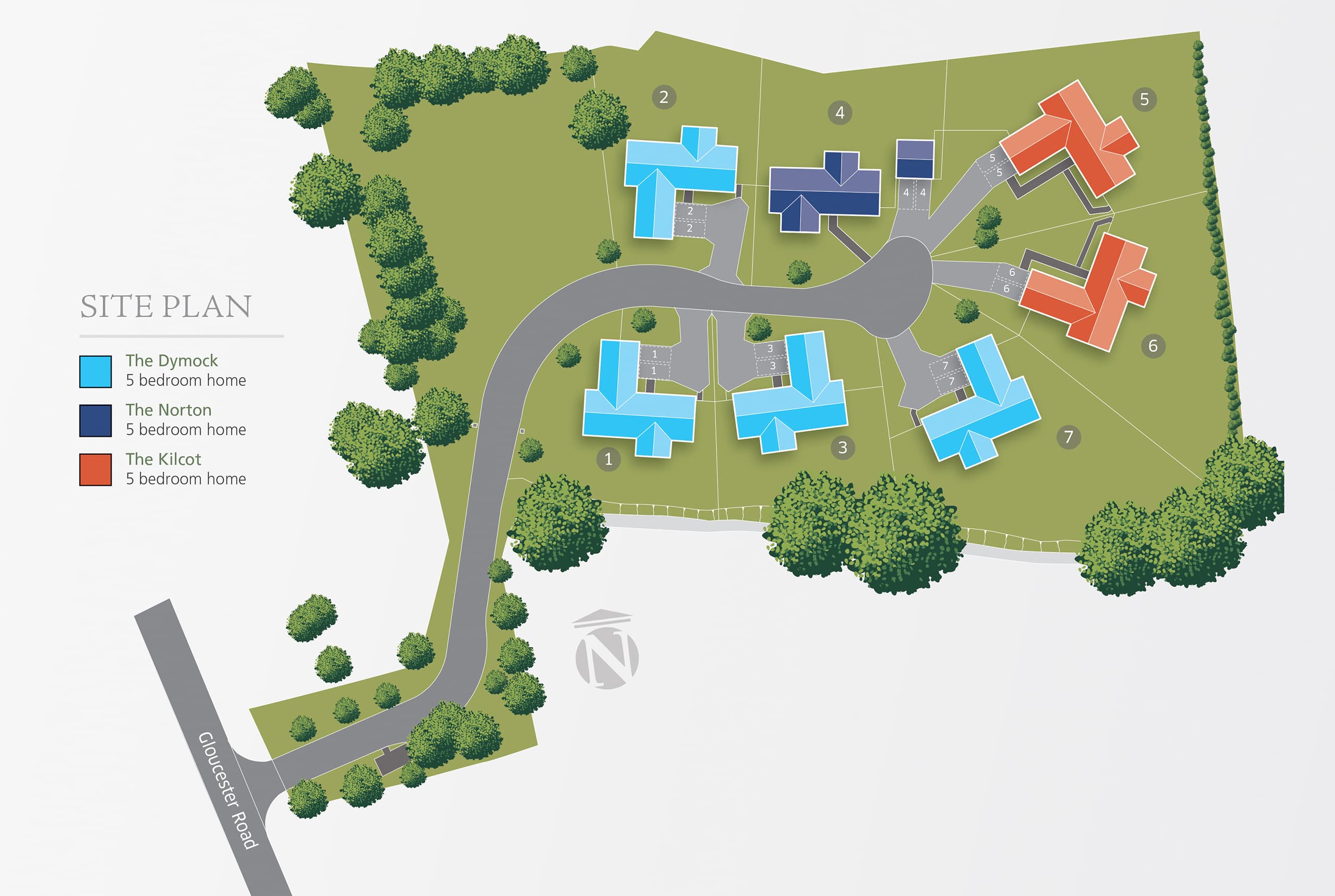 Grange Close site plan